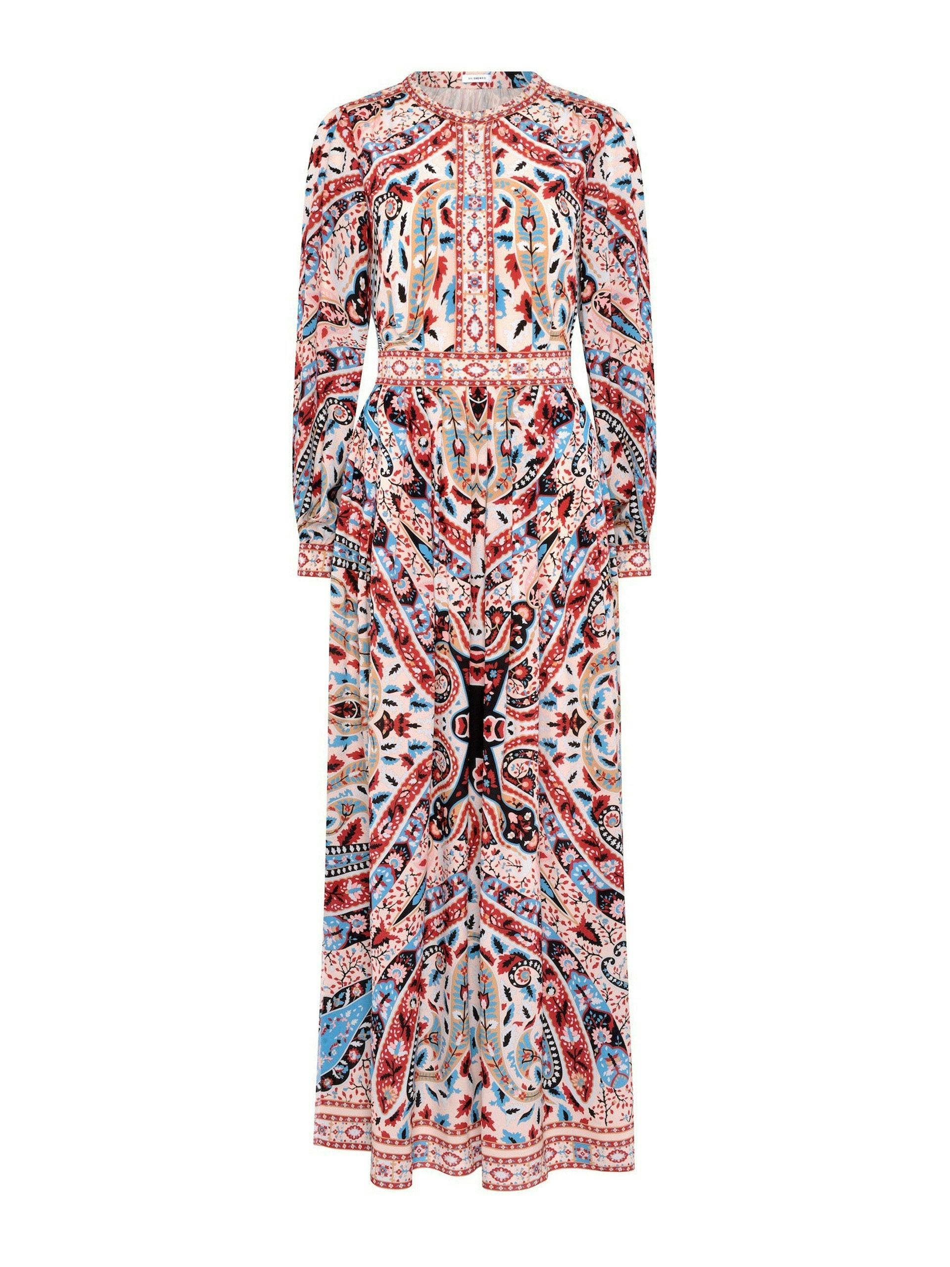 Alyona ornate paisley print dress