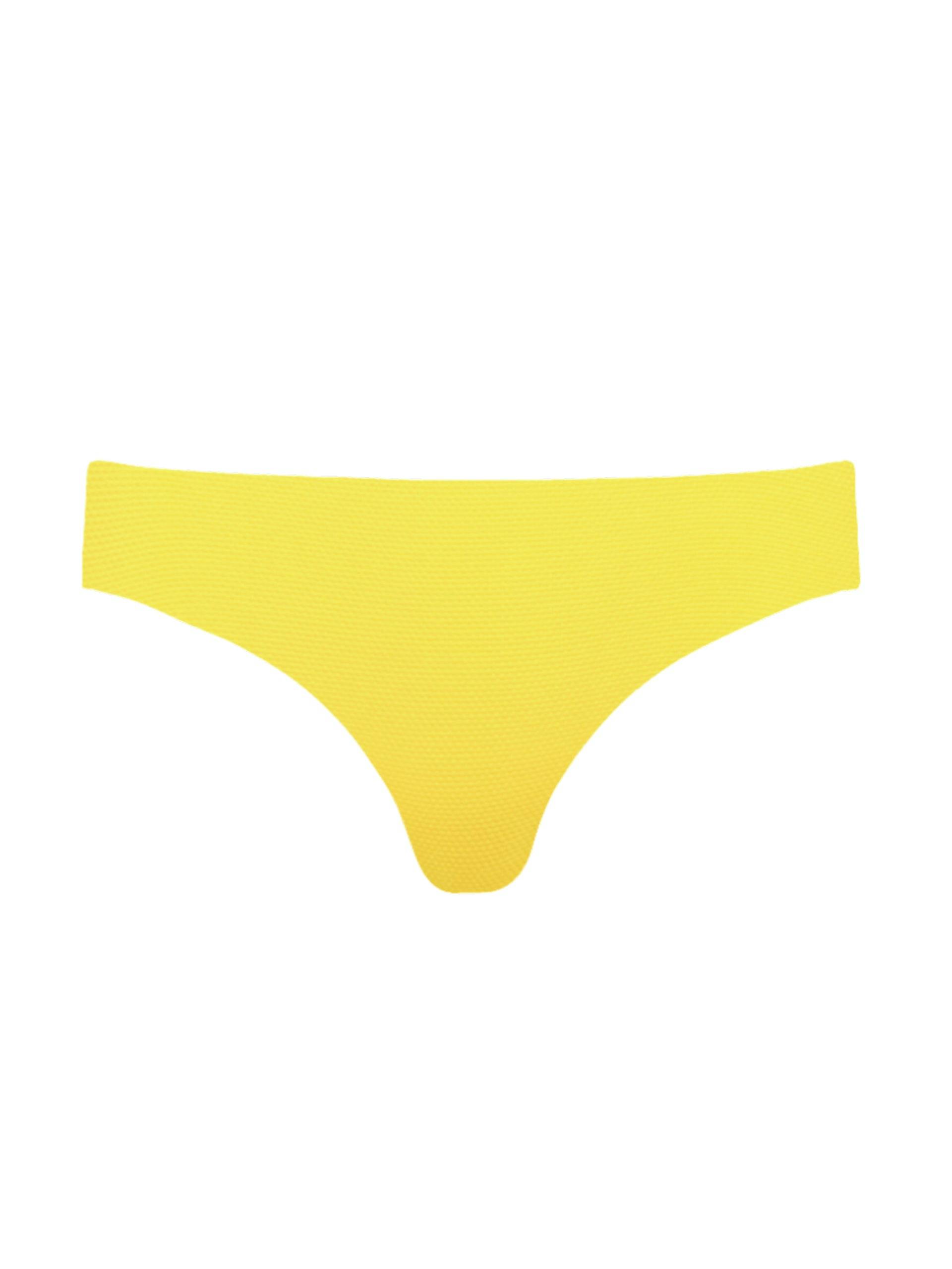 Citron yellow Elle hipster bikini bottom