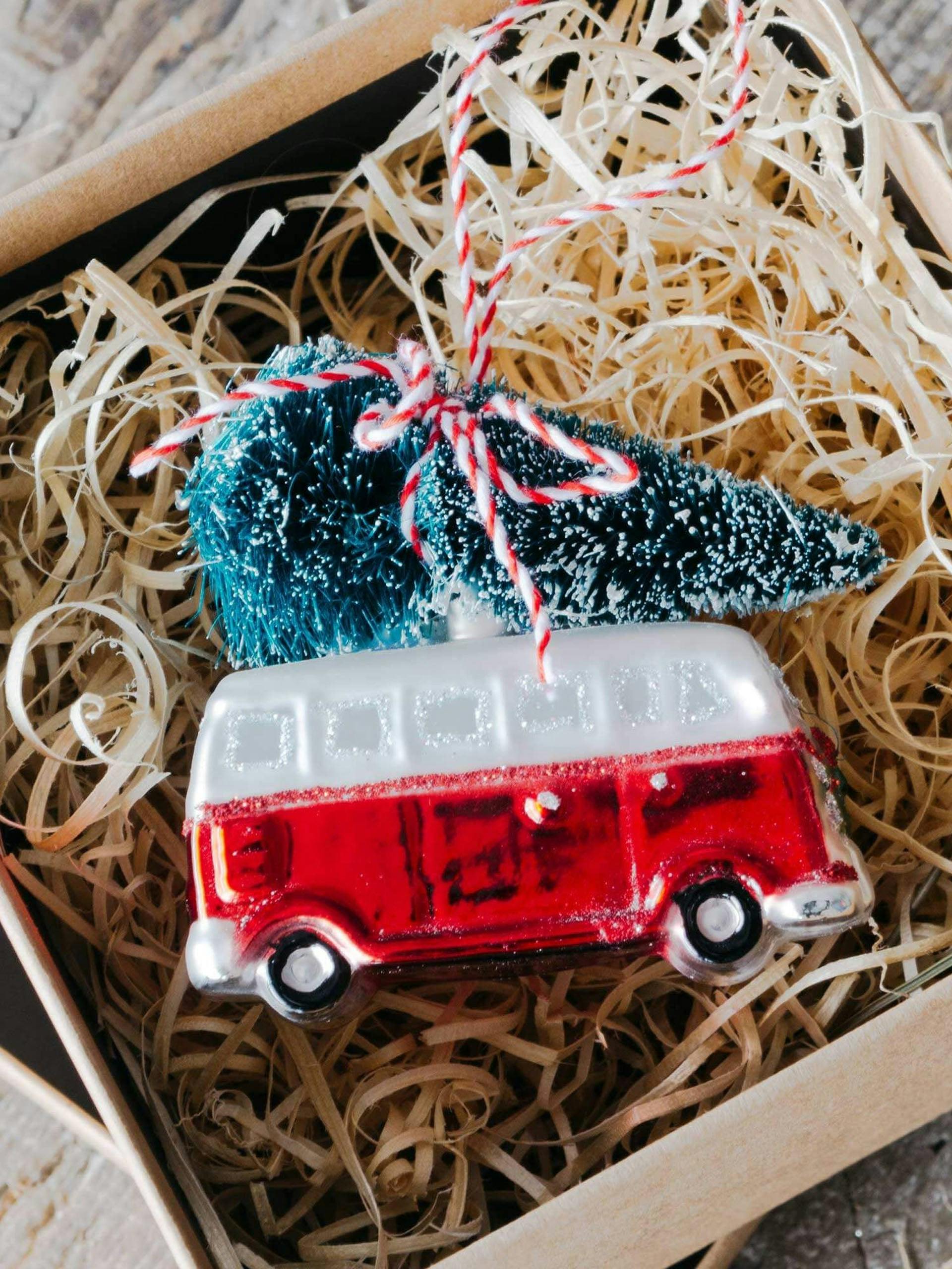 Campervan and tree decoration