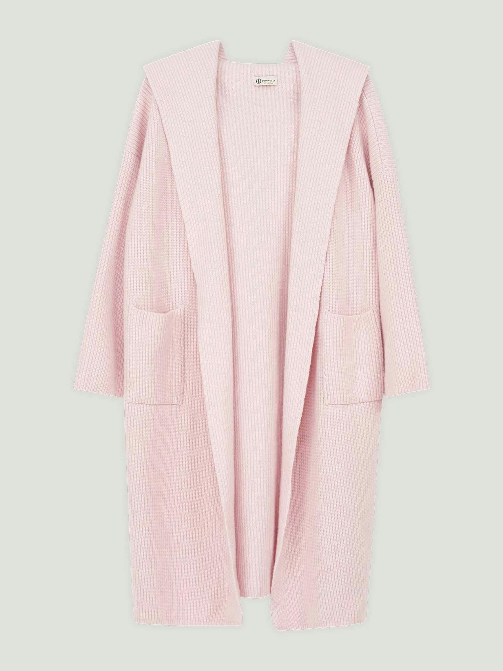 Pink cashmere dressing gown