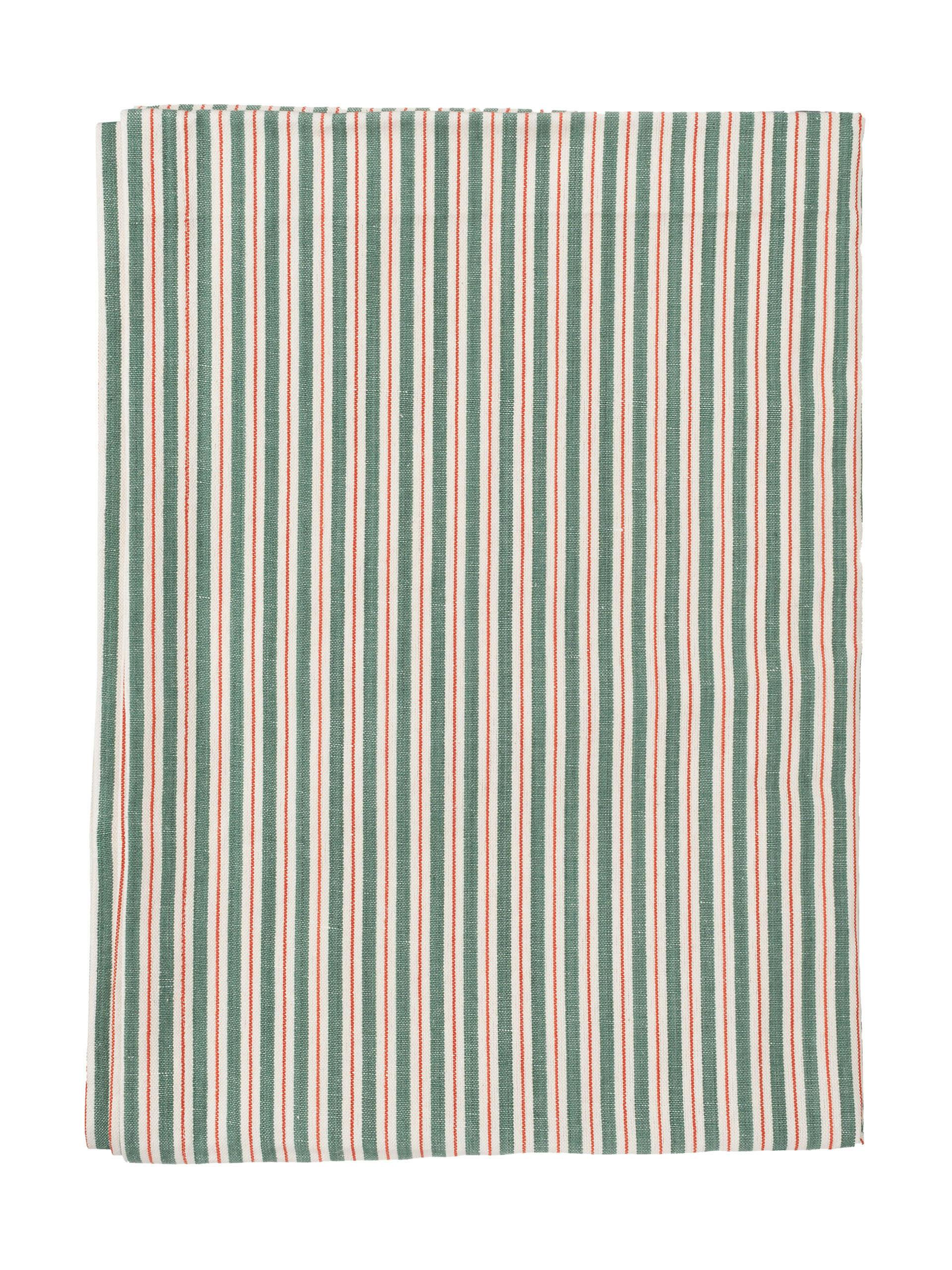 Garden stripe tablecloth