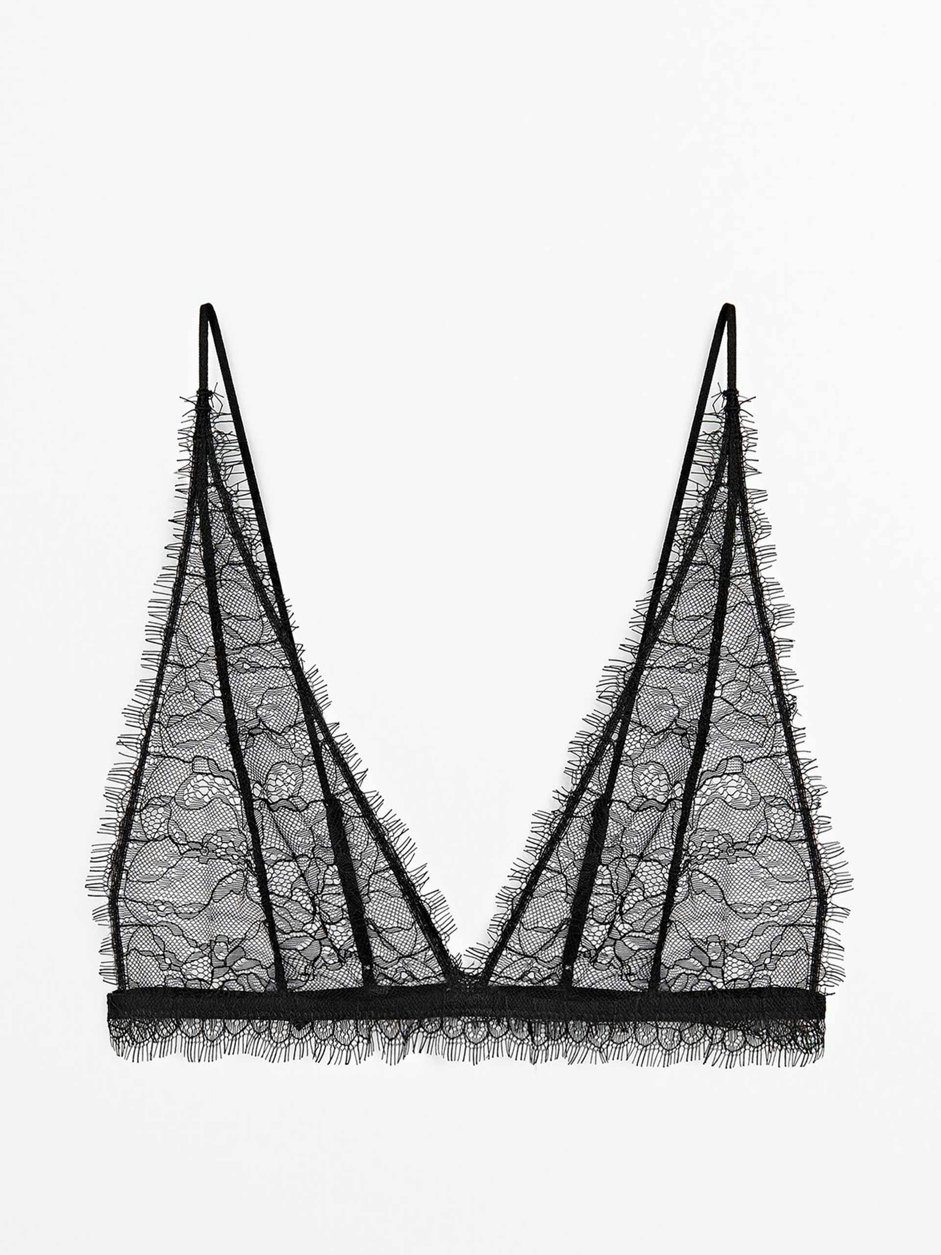 Bralette with lace detail