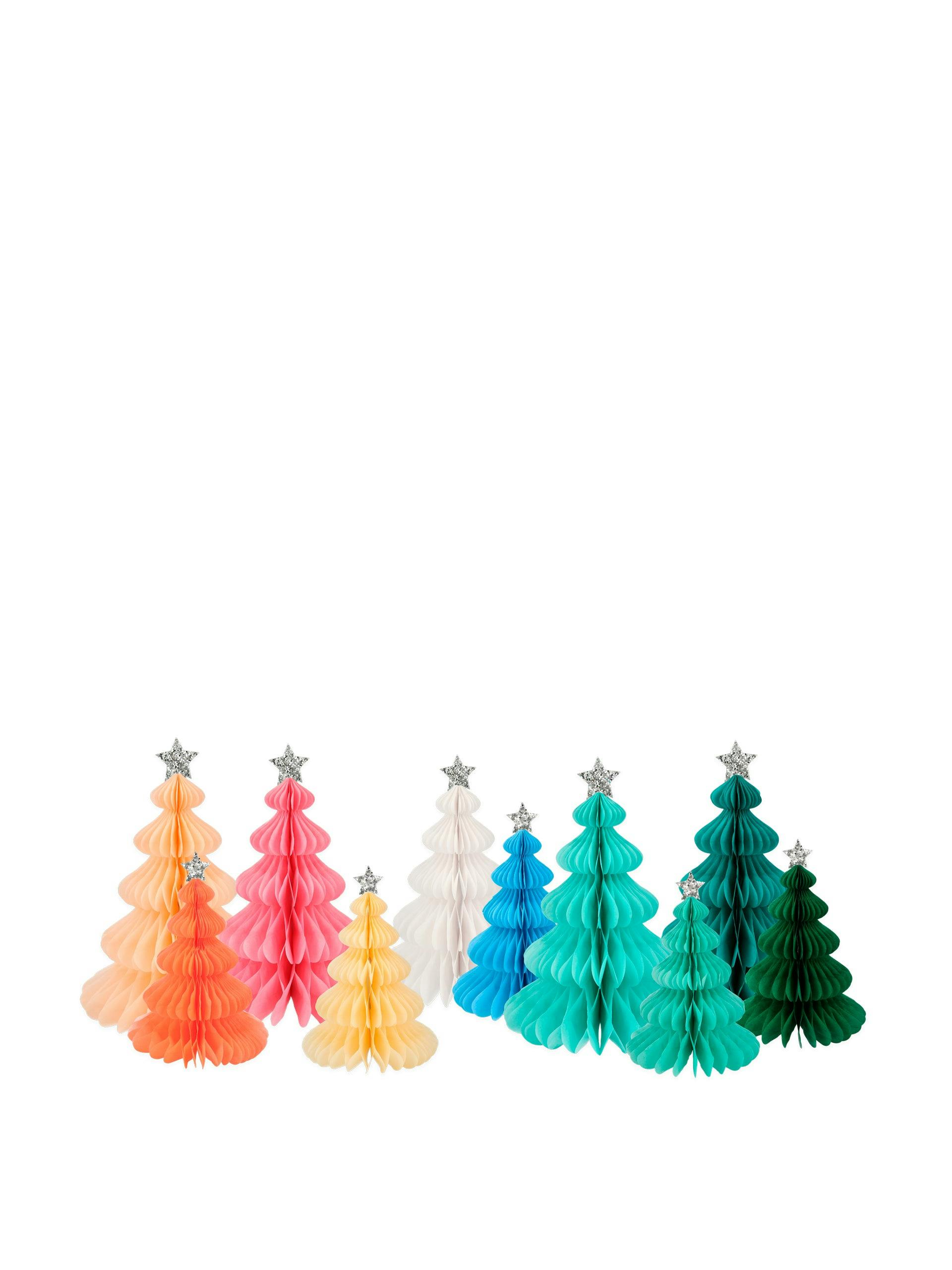 Rainbow forest decorations