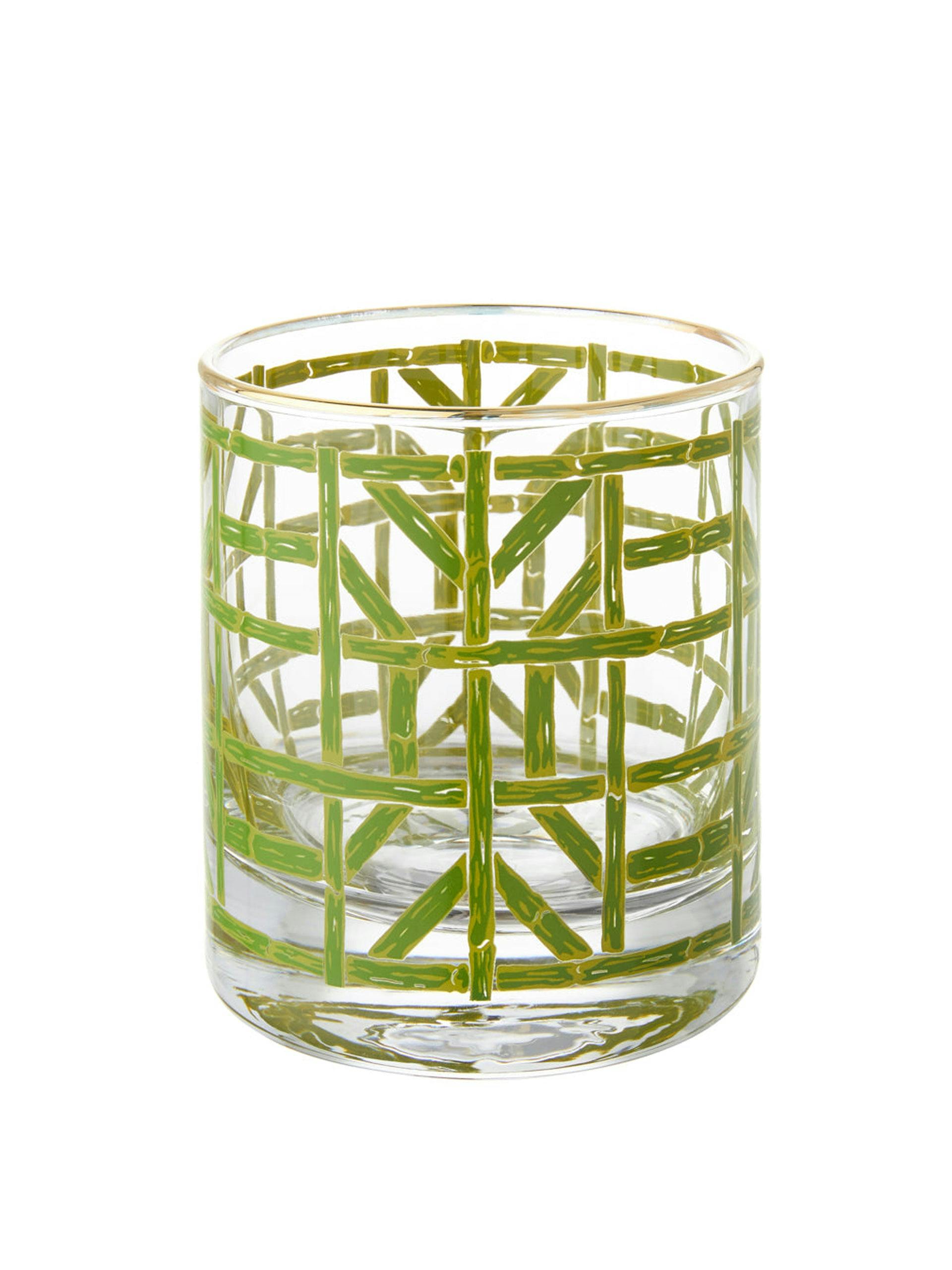 Bamboo bourbon glass