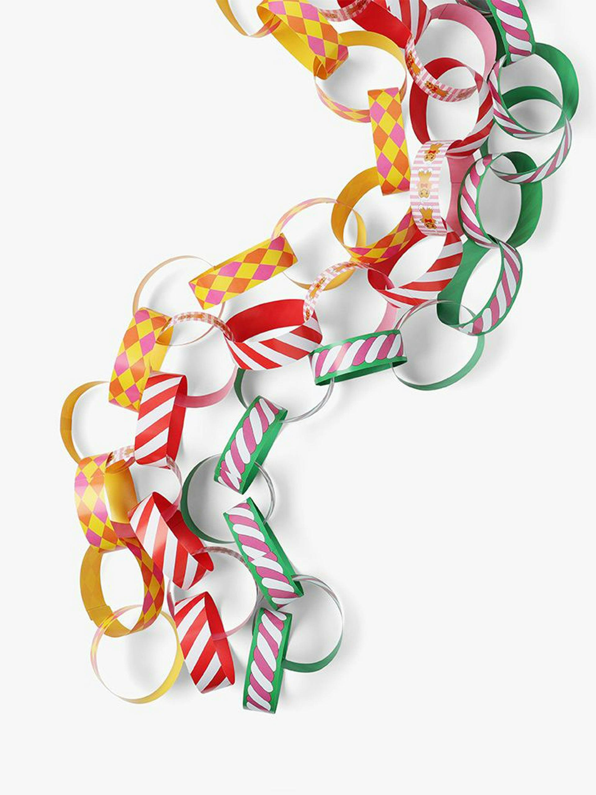 Bright Christmas paperchains